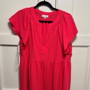 Calvin Klein Vibrant Pink Dress